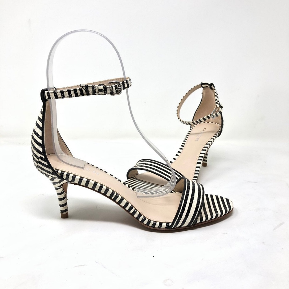 COACH Marci stripe sandels